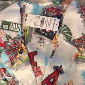 Reyn Spooner Los Angeles Angels Scenic Camp Shirt